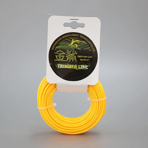 Factory Supplier 2.0mm-3.5mm Star Shape Nylon Trimmer Line 15m Paper Card Package